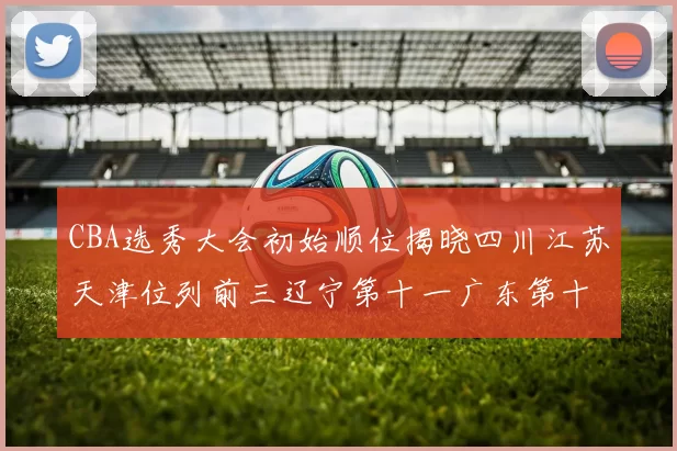 CBA选秀大会初始顺位揭晓四川江苏天津位列前三辽宁第十一广东第十六